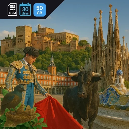 Spain 50GB 30Days