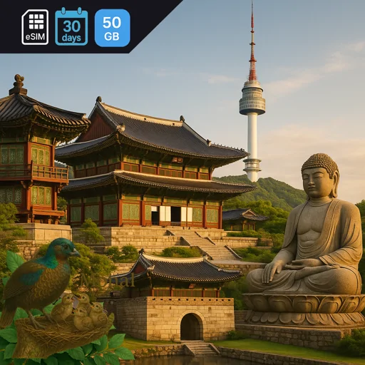 South Korea 50GB 30Days