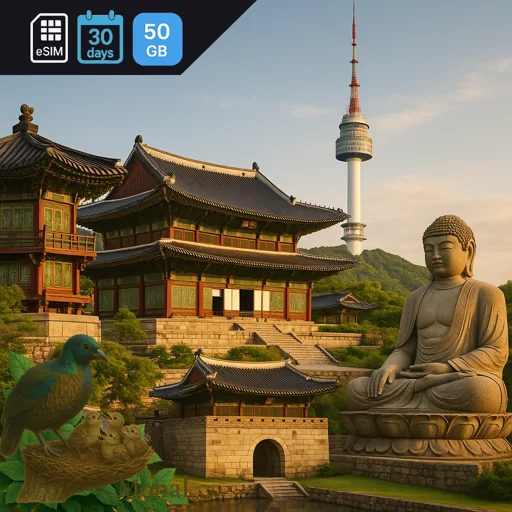 South Korea 50GB 30Days