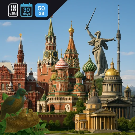 Russia 50GB 30Days