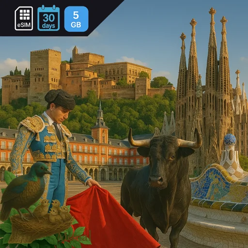Spain 5GB 30Days