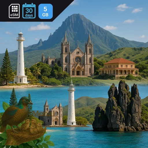 New Caledonia 5GB 30Days