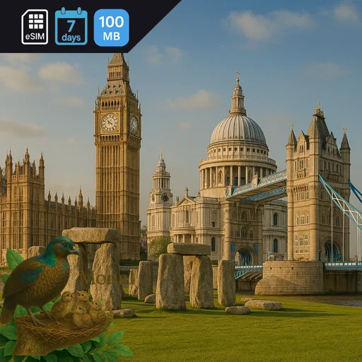 United Kingdom 100MB 7Days