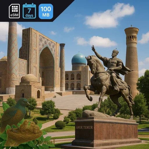 Uzbekistan 100MB 7Days