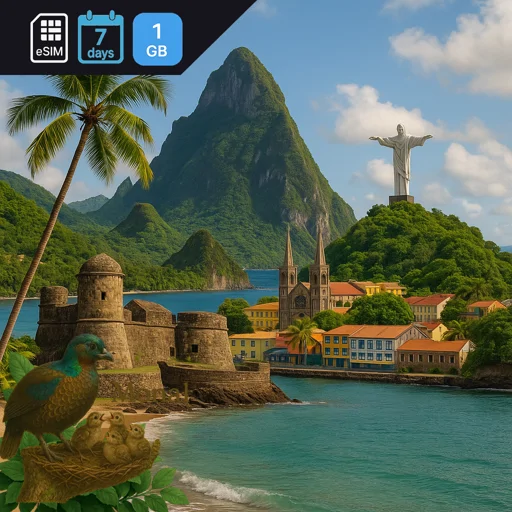 Saint Lucia 1GB 7Days