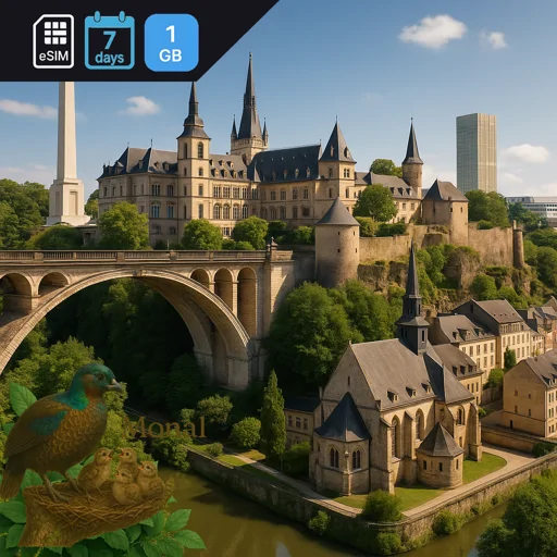 Luxembourg 1GB 7Days