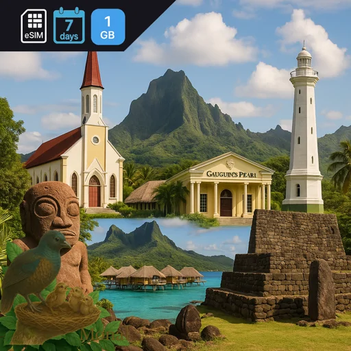 French Polynesia 1GB 7Days