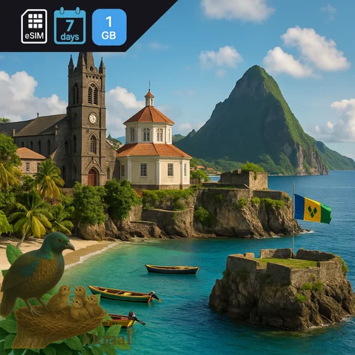 Saint Vincent and the Grenadines 1GB 7Days