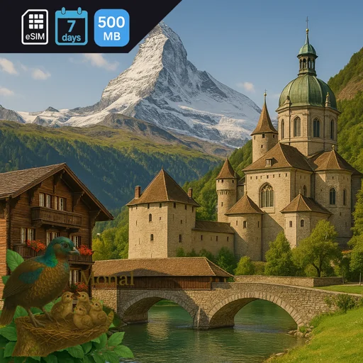 Switzerland 500MB 7Days