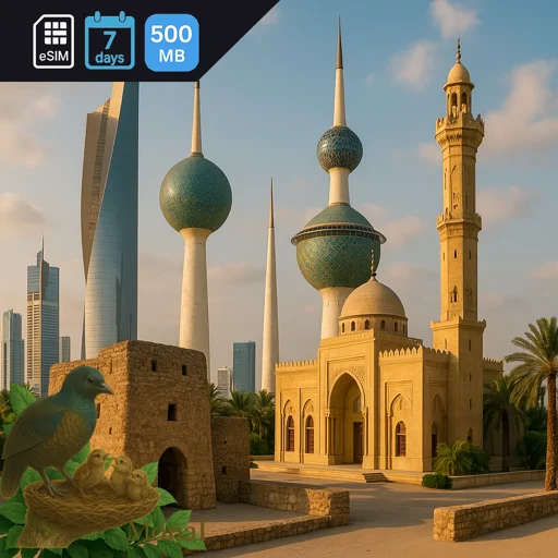 Kuwait 500MB 7Days