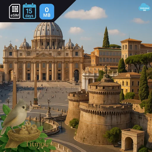 Vatican City - Unlimited - 15 Days