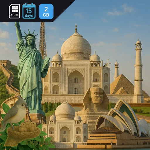 Latin America - 2 GB - 15 days