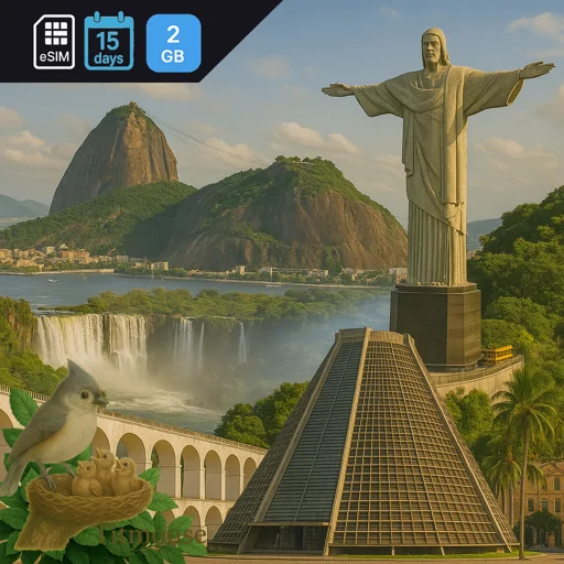 Brazil - 2 GB - 15 Days