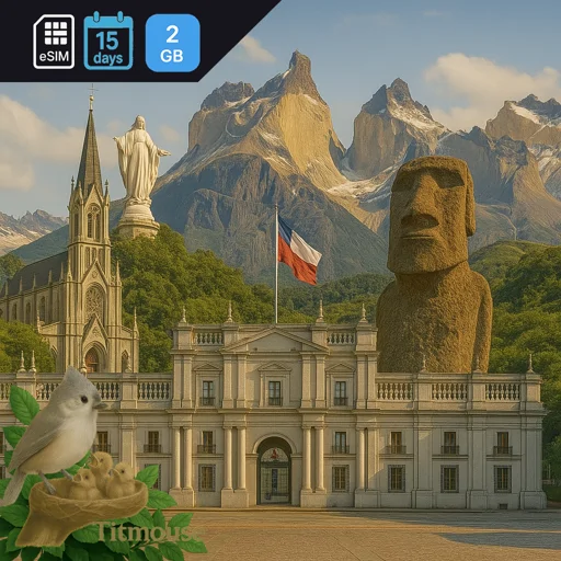 Chile - 2 GB - 15 Days