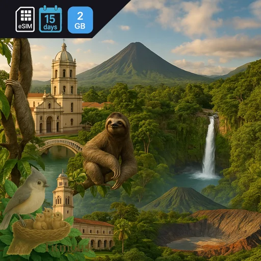 Costa Rica - 2 GB - 15 days