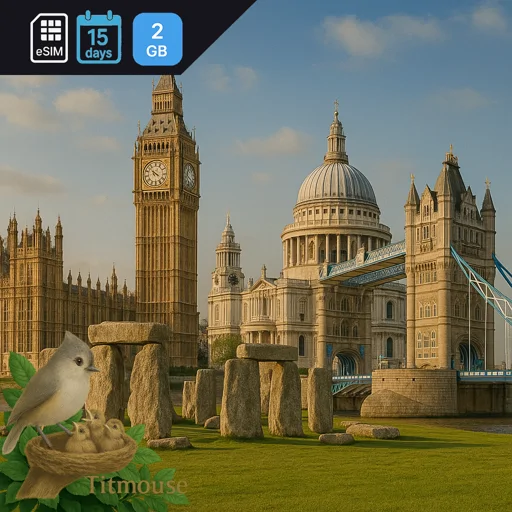 United Kingdom - 2 GB - 15 Days