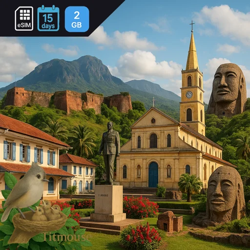 French Guiana - 2 GB - 15 days
