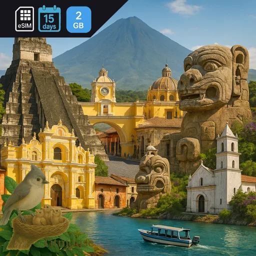 Guatemala - 2 GB - 15 Days