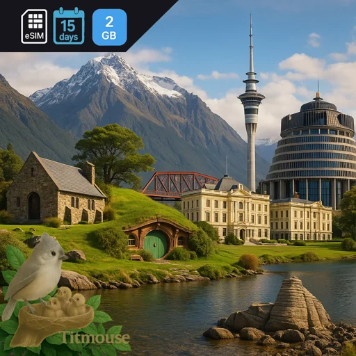 New Zealand - 2 GB - 15 Days