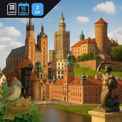 Poland - 2 GB - 15 Days