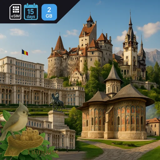 Romania - 2 GB - 15 Days