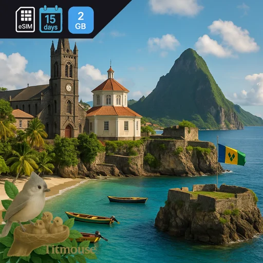 Saint Vincent and the Grenadines - 2 GB - 15 Days