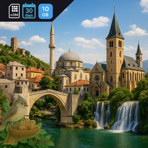 Bosnia and Herzegovina - 10 GB - 30 Days