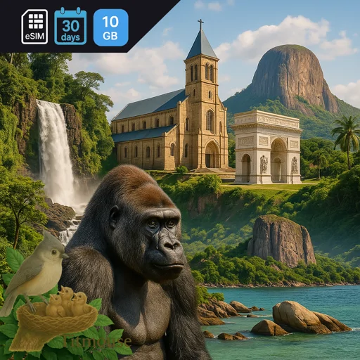 Gabon - 10 GB - 30 Days