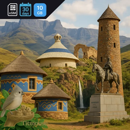 Lesotho - 10 GB - 30 days