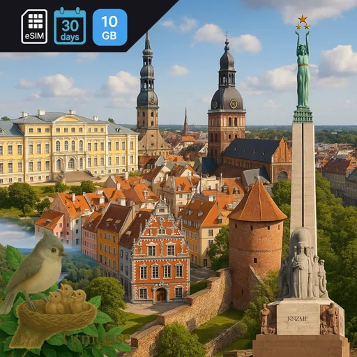 Latvia - 10 GB - 30 Days