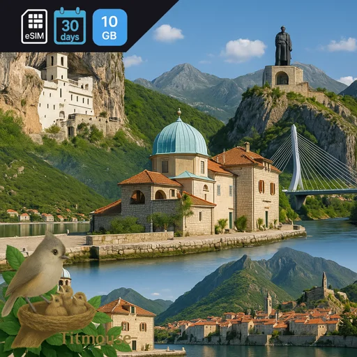Montenegro - 10 GB - 30 Days
