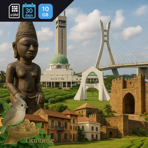 Nigeria - 10 GB - 30 days