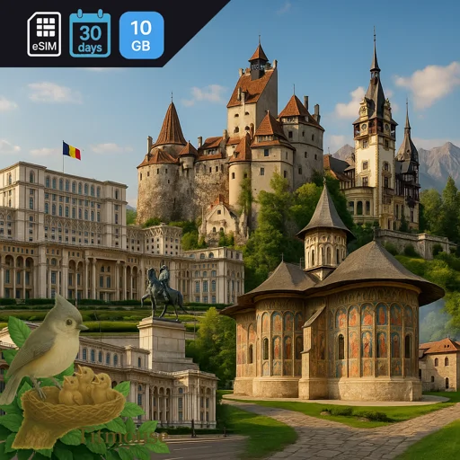 Romania - 10 GB - 30 days