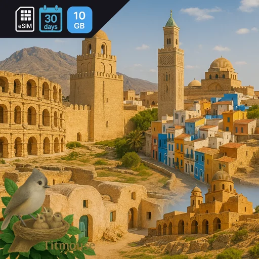 Tunisia - 10 GB - 30 Days