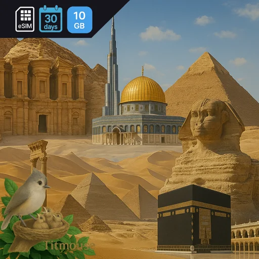 Middle East and North Africa - 10 GB - 30 days