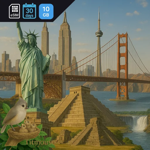 North America - 10 GB - 30 days