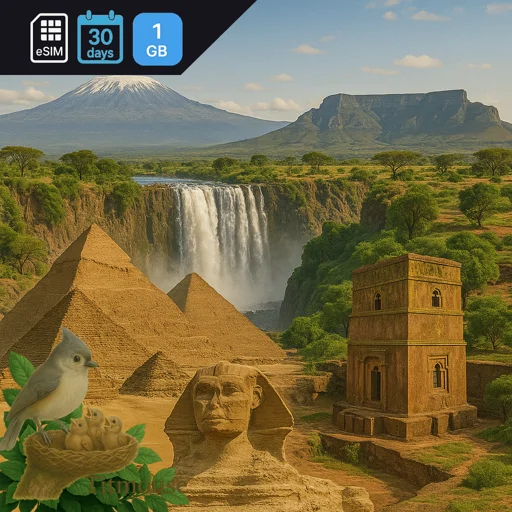 Africa - 1 GB - 30 Days