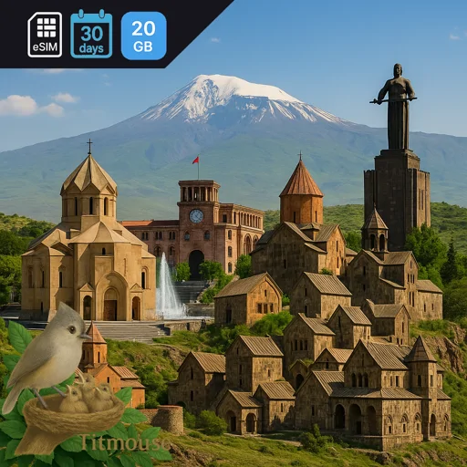 Armenia - 20 GB - 30 days