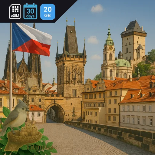 Czech Republic - 20 GB - 30 Days