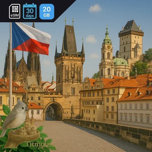 Czech Republic - 20 GB - 30 days