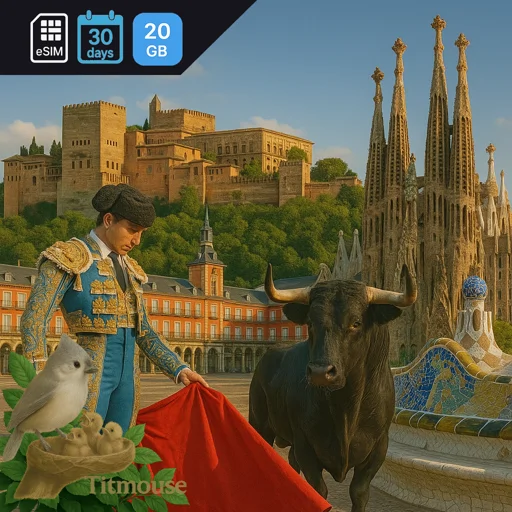 Spain - 20 GB - 30 Days