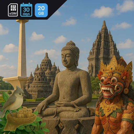 Indonesia - 20 GB - 30 Days