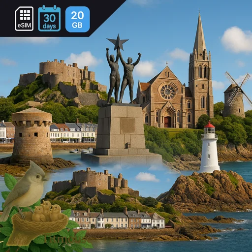 Jersey - 20 GB - 30 Days