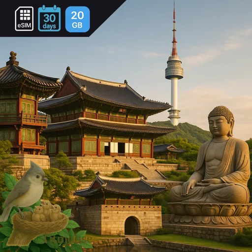 South Korea - 20 GB - 30 Days