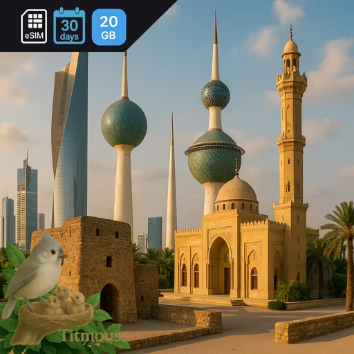 Kuwait - 20 GB - 30 Days