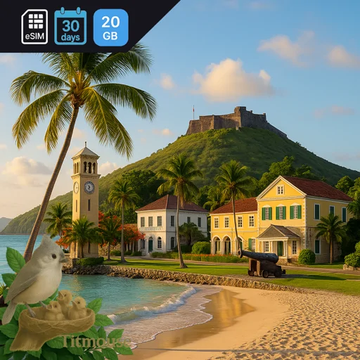 Cayman Islands - 20 GB - 30 days