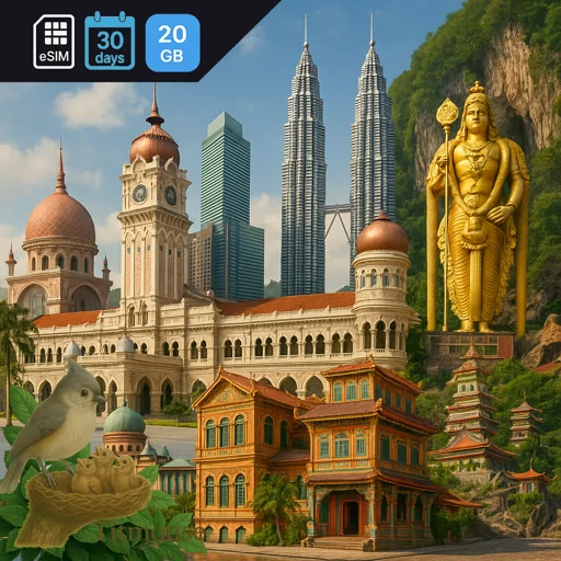 Malaysia - 20 GB - 30 Days