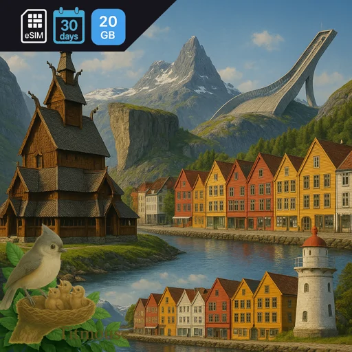 Norway - 20 GB - 30 days