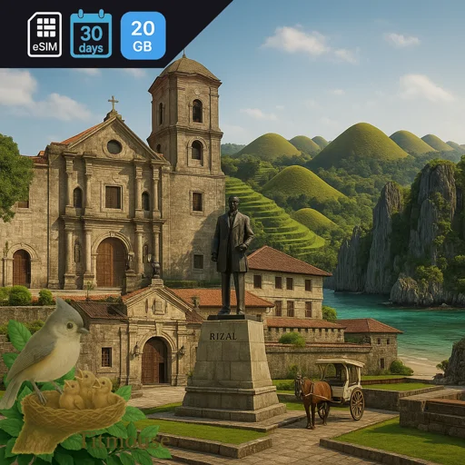 Philippines - 20 GB - 30 Days