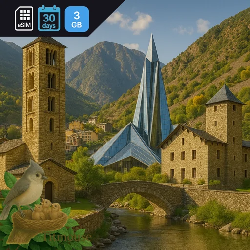 Andorra - 3 GB - 30 Days